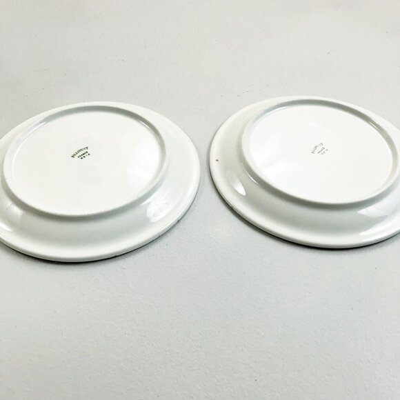 PILLIVUYT France Molling Porcelain Virginie Side Plates Set Of 2 7.75" Botanical - Picture 10 of 12